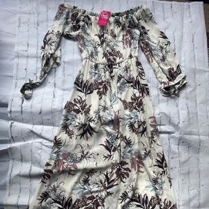 New with tags off shoulder dress